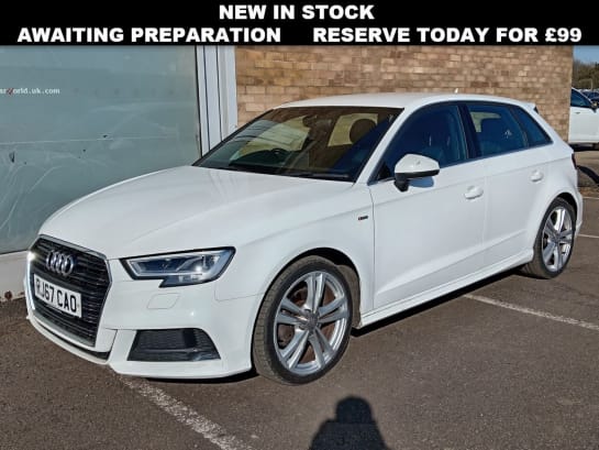 A null AUDI A3 1.5 TFSI CoD S line Sportback 5dr Petrol Manual Euro 6 (s/s) (150 ps)