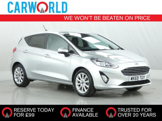 A 2019 FORD FIESTA 1.0T EcoBoost GPF Titanium Hatchback 5dr Petrol Manual Euro 6 (s/s) (125 ps