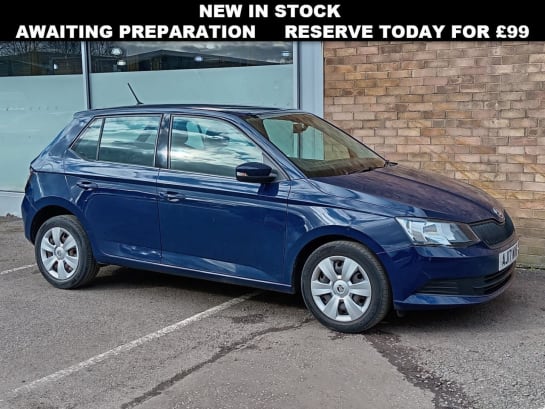 A null SKODA FABIA 1.0 S Hatchback 5dr Petrol Manual Euro 6 (s/s) (60 ps) Hatchback