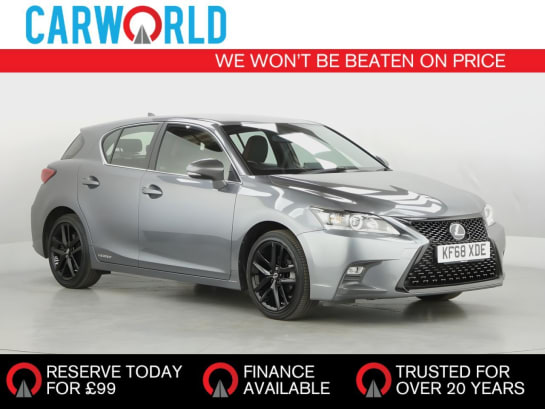 A null LEXUS CT 1.8 200h Hatchback 5dr Petrol Hybrid E-CVT Euro 6 (s/s) (136 ps)
