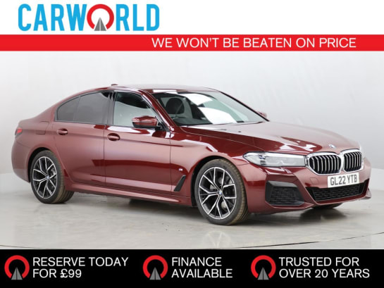 A null BMW 5 SERIES 2.0 520d MHT M Sport Saloon 4dr Diesel Hybrid Steptronic Euro 6 (s/s) (190