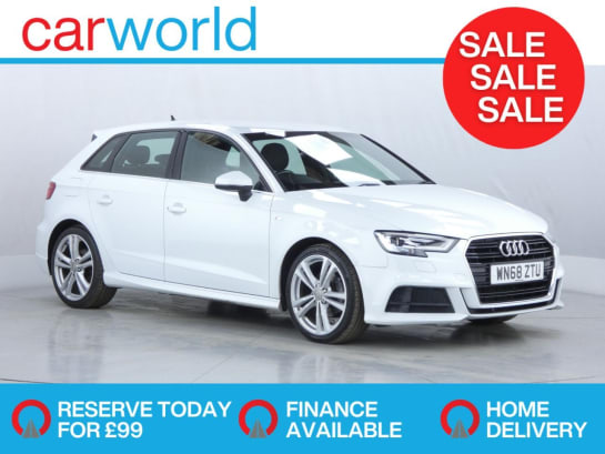 A null AUDI A3 1.5 TFSI CoD 35 S line Sportback 5dr Petrol Manual Euro 6 (s/s) (150 ps)