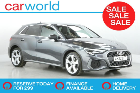 A null AUDI A3 1.4 TFSIe 40 S line Sportback 5dr Petrol Plug-in Hybrid S Tronic Euro 6 (s/