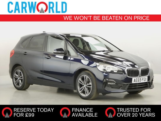A 2019 BMW 2 SERIES 218I SPORT ACTIVE TOURER