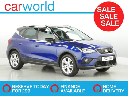 A null SEAT ARONA 1.0 TSI FR SUV 5dr Petrol DSG Euro 6 (s/s) (110 ps)