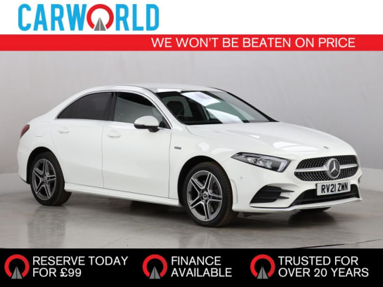 A null MERCEDES-BENZ A CLASS 1.3 A250e 15.6kWh AMG Line (Executive) Saloon 4dr Petrol Plug-in Hybrid 8G-