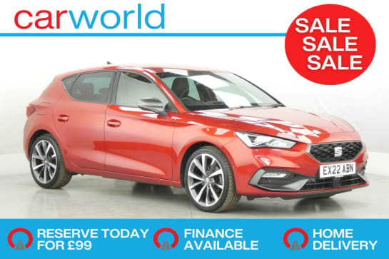 A null SEAT LEON 1.5 eTSI MHEV FR Sport Hatchback 5dr Petrol Hybrid DSG Euro 6 (s/s) (150 ps