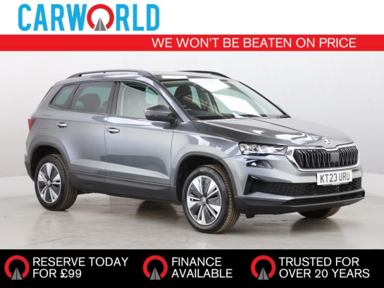 A 2023 SKODA KAROQ 1.5 TSI ACT SE Drive SUV 5dr Petrol Manual Euro 6 (s/s) (150 ps)