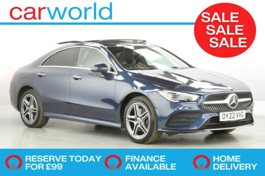 A null MERCEDES-BENZ CLA 1.3 CLA250e 15.6kWh AMG Line (Premium Plus) Coupe 4dr Petrol Plug-in Hybrid