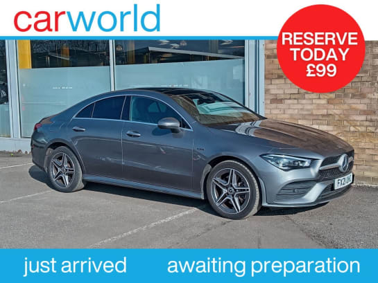 A null MERCEDES-BENZ CLA 1.3 CLA250e 15.6kWh AMG Line (Premium Plus) Coupe 4dr Petrol Plug-in Hybrid