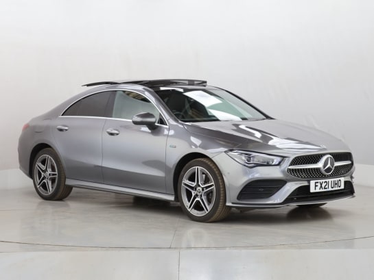 A null MERCEDES-BENZ CLA 1.3 CLA250e 15.6kWh AMG Line (Premium Plus) Coupe 4dr Petrol Plug-in Hybrid