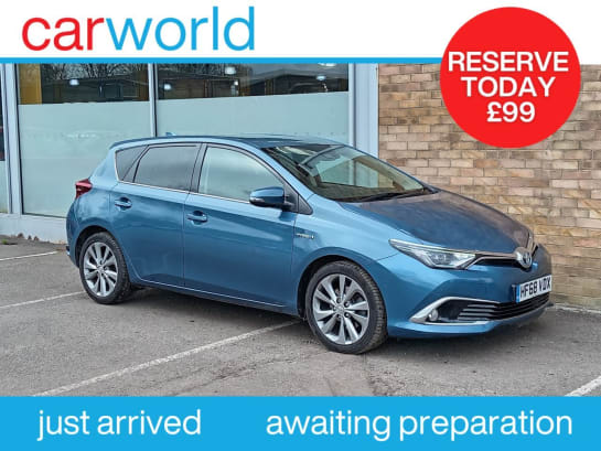 A null TOYOTA AURIS 1.8 VVT-h Excel Hatchback 5dr Petrol Hybrid CVT Euro 6 (s/s) (136 ps)