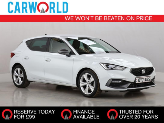 A 2021 SEAT LEON 1.0 TSI EVO FR Hatchback 5dr Petrol Manual Euro 6 (s/s) (110 ps)