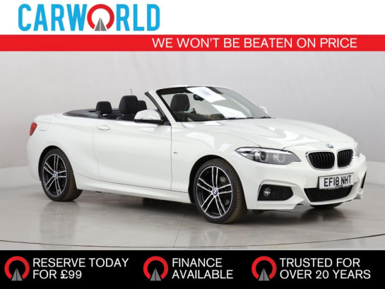 A null BMW 2 SERIES 1.5 218i M Sport Convertible 2dr Petrol Manual Euro 6 (s/s) (136 ps)