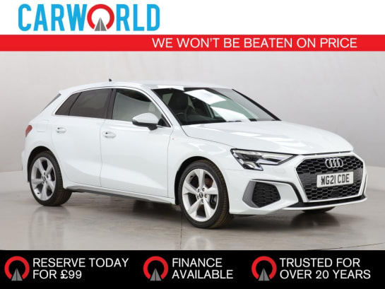 A null AUDI A3 1.0 TFSI 30 S line Sportback 5dr Petrol Manual Euro 6 (s/s) (110 ps)