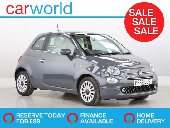 A null FIAT 500 1.2 Lounge Hatchback 3dr Petrol Manual Euro 6 (s/s) (69 bhp)