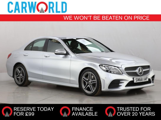 A null MERCEDES-BENZ C CLASS 2.0 C220d AMG Line Saloon 4dr Diesel G-Tronic+ Euro 6 (s/s) (194 ps)
