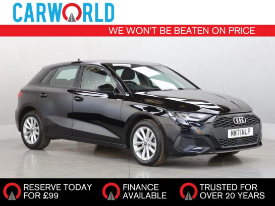 A null AUDI A3 2.0 TDI 30 Technik Sportback 5dr Diesel Manual Euro 6 (s/s) (116 ps)