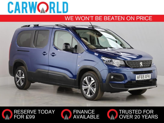 A null PEUGEOT RIFTER 1.5 BlueHDi GT Line Long MPV 5dr Diesel Manual Euro 6 (s/s) (130 ps)