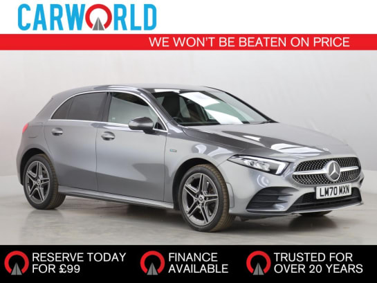 A null MERCEDES-BENZ A CLASS 1.3 A250e 15.6kWh AMG Line Hatchback 5dr Petrol Plug-in Hybrid 8G-DCT Euro