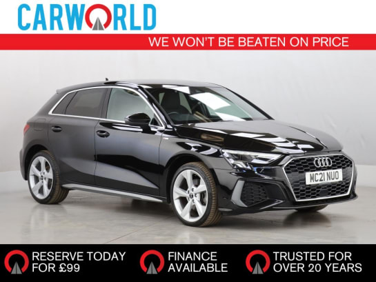 A null AUDI A3 1.4 TFSIe 40 S line Sportback 5dr Petrol Plug-in Hybrid S Tronic Euro 6 (s/