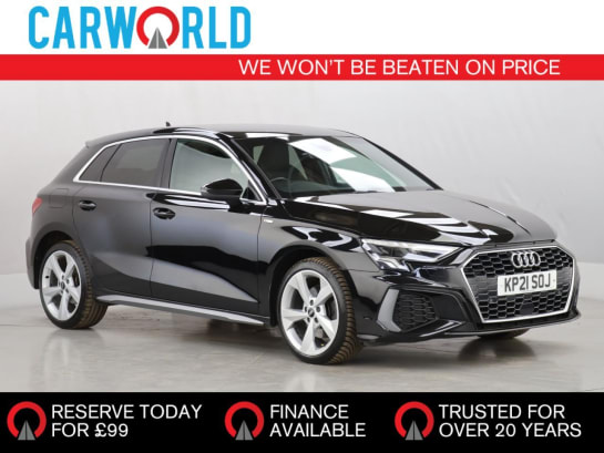 A null AUDI A3 1.5 TFSI 35 S line Sportback 5dr Petrol Manual Euro 6 (s/s) (150 ps)