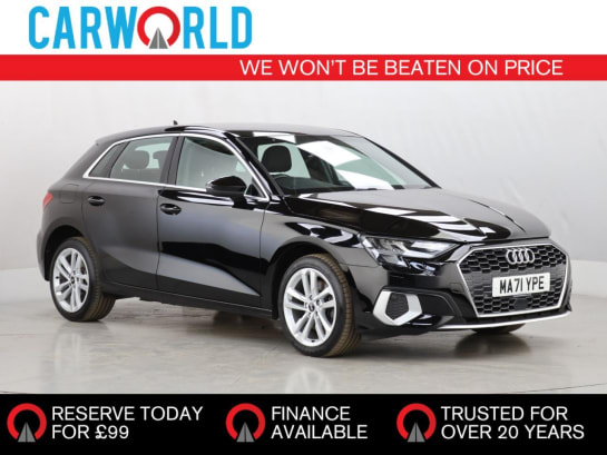 A null AUDI A3 1.4 TFSIe 40 Sport Sportback 5dr Petrol Plug-in Hybrid S Tronic Euro 6 (s/s