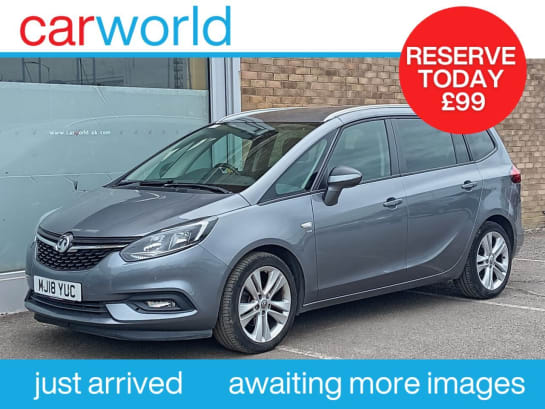 A null VAUXHALL ZAFIRA TOURER 1.4i Turbo SRi Nav MPV 5dr Petrol Manual Euro 6 (140 ps)