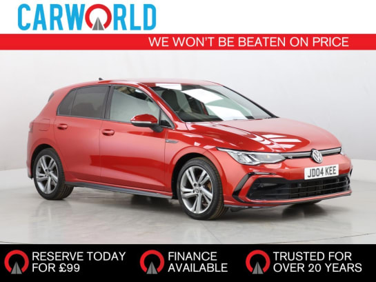 A 2021 VOLKSWAGEN GOLF 1.5 TSI R-Line Hatchback 5dr Petrol Manual Euro 6 (s/s) (130 ps)
