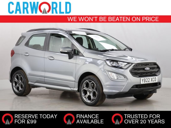 A 2022 FORD ECOSPORT 1.0T EcoBoost GPF ST-Line SUV 5dr Petrol Manual Euro 6 (s/s) (125 ps)