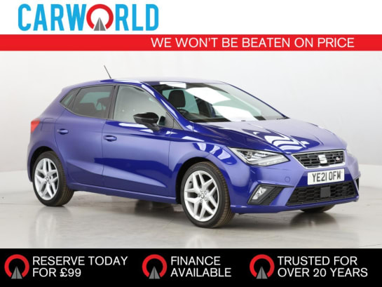 A null SEAT IBIZA 1.0 TSI FR Hatchback 5dr Petrol Manual Euro 6 (s/s) GPF (95 ps)