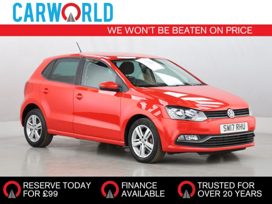 A null VOLKSWAGEN POLO 1.2 TSI BlueMotion Tech Match Edition Hatchback 5dr Petrol Manual Euro 6 (s