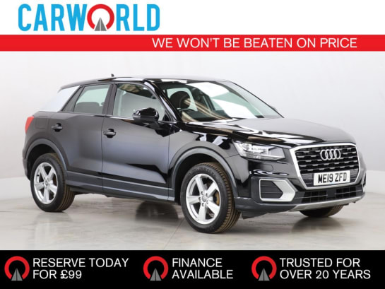 A 2019 AUDI Q2 1.0 TFSI 30 Sport SUV 5dr Petrol Manual Euro 6 (s/s) (116 ps)