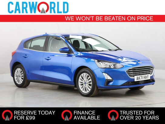A 2021 FORD FOCUS 1.0T EcoBoost MHEV Titanium Edition Hatchback 5dr Petrol Manual Euro 6 (s/s