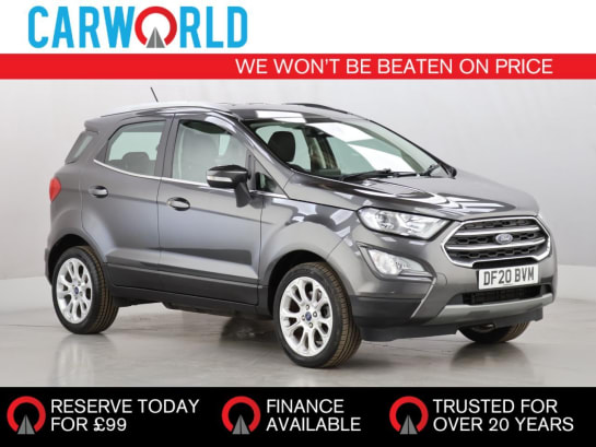 A null FORD ECOSPORT 1.0T EcoBoost GPF Titanium SUV 5dr Petrol Manual Euro 6 (s/s) (125 ps)