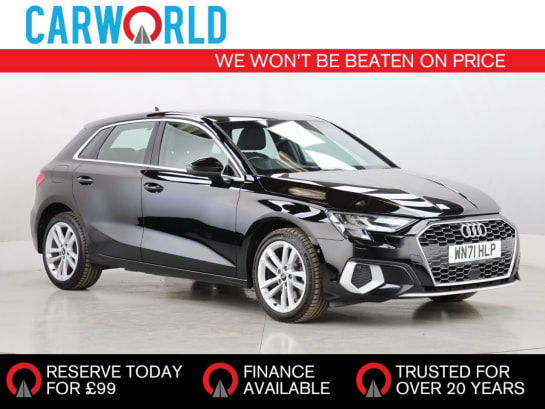 A null AUDI A3 1.4 TFSIe 40 Sport Sportback 5dr Petrol Plug-in Hybrid S Tronic Euro 6 (s/s
