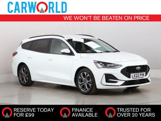 A 2022 FORD FOCUS 1.0T EcoBoost MHEV ST-Line Estate 5dr Petrol Hybrid DCT Euro 6 (s/s) (155 p
