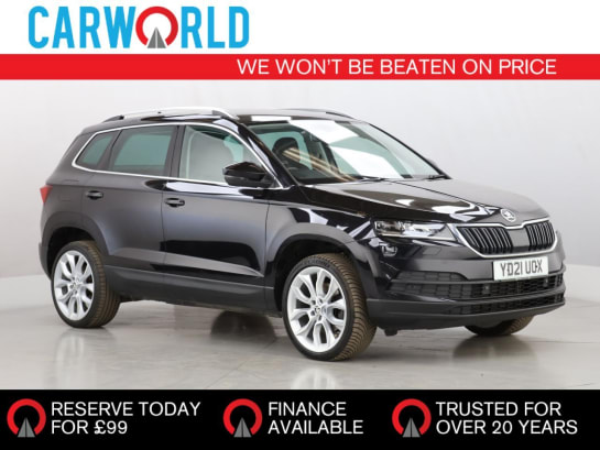 A 2021 SKODA KAROQ 1.5 TSI ACT SE L SUV 5dr Petrol Manual Euro 6 (s/s) (150 ps)