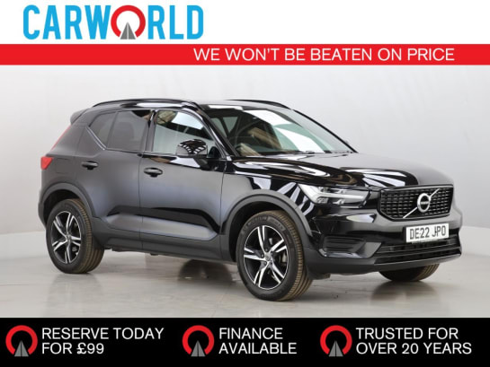 A null VOLVO XC40 1.5 T3 R-Design SUV 5dr Petrol Auto Euro 6 (s/s) (163 ps)