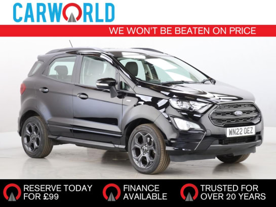 A null FORD ECOSPORT 1.0T EcoBoost GPF ST-Line SUV 5dr Petrol Manual Euro 6 (s/s) (125 ps)
