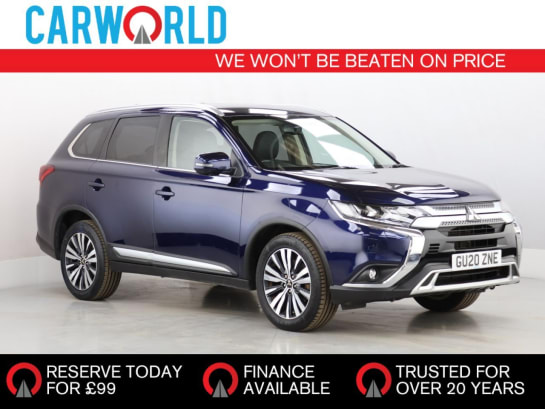 A null MITSUBISHI OUTLANDER 2.0 MIVEC Exceed SUV 5dr Petrol CVT 4WD Euro 6 (s/s) (150 ps)