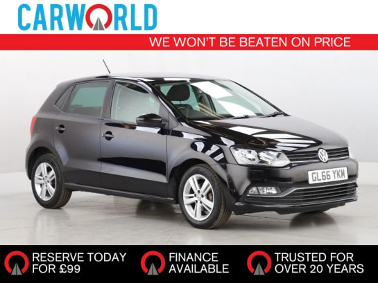 A null VOLKSWAGEN POLO 1.2 TSI BlueMotion Tech Match Hatchback 5dr Petrol Manual Euro 6 (s/s) (90