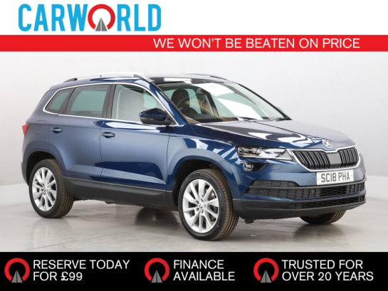 A 2018 SKODA KAROQ 1.0 TSI SE L SUV 5dr Petrol Manual Euro 6 (s/s) (115 ps)