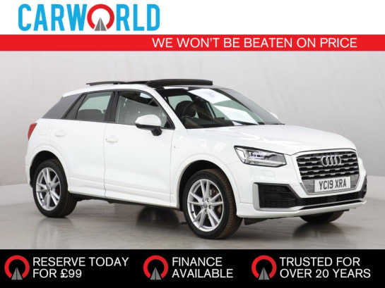A 2019 AUDI Q2 1.5 TFSI CoD 35 S line SUV 5dr Petrol Manual Euro 6 (s/s) (150 ps)