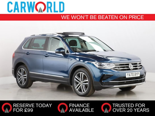 A 2020 VOLKSWAGEN TIGUAN 1.5 TSI Elegance SUV 5dr Petrol DSG Euro 6 (s/s) (150 ps)