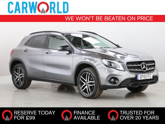 A 2019 MERCEDES-BENZ GLA CLASS 1.6 GLA180 Urban Edition SUV 5dr Petrol 7G-DCT Euro 6 (s/s) (122 ps)
