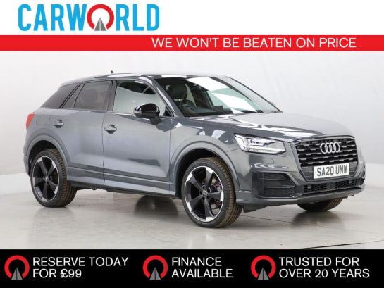 A 2020 AUDI Q2 1.0 TFSI 30 Black Edition SUV 5dr Petrol Manual Euro 6 (s/s) (116 ps)