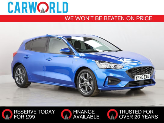 A 2020 FORD FOCUS 1.0T EcoBoost ST-Line Hatchback 5dr Petrol Manual Euro 6 (s/s) (125 ps)
