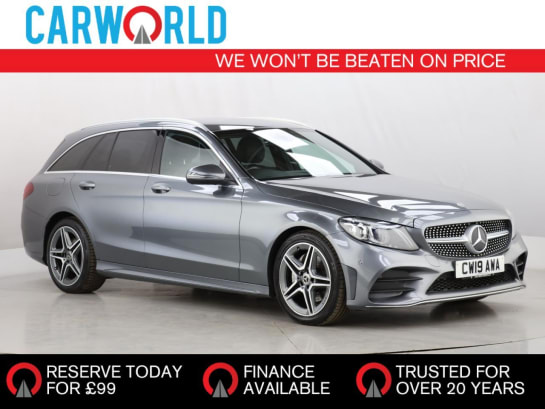 A 2019 MERCEDES-BENZ C CLASS 2.0 C220d AMG Line (Premium) Estate 5dr Diesel G-Tronic+ Euro 6 (s/s) (194
