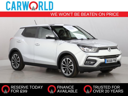 A 2018 SSANGYONG TIVOLI 1.6 e-XGi Ultimate SUV 5dr Petrol Auto Euro 6 (128 ps)